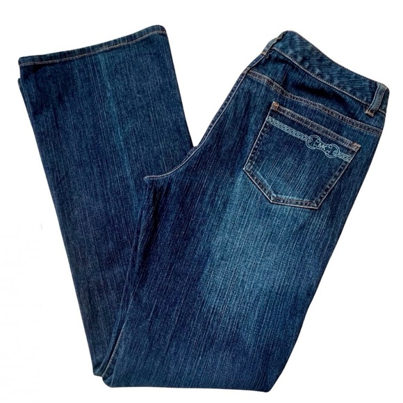 Michael Kors Jeans Mid Rise Boot Cut Medium Blue Wash Women’s Denim 10 - Picture 16 of 16